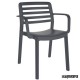 Sillones exterior REWIND-B gris oscuro