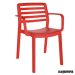 Sillones exterior REWIND-B rojo
