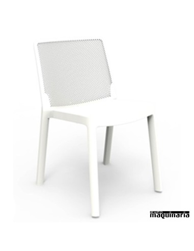 Sillas plastico jardin REFRESH blanco