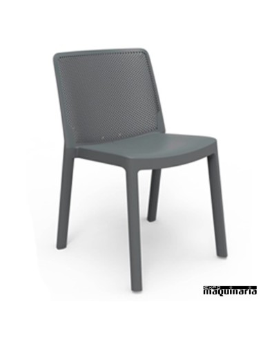 Sillas plastico jardin REFRESH gris