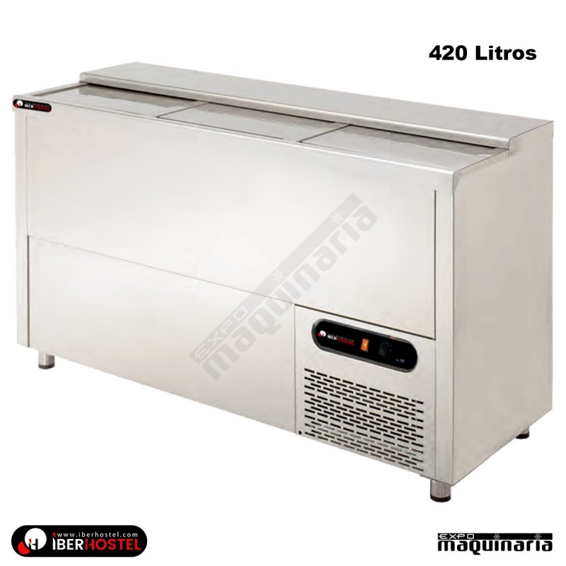 Botellero refrigerado IBER-BO3P-INOX