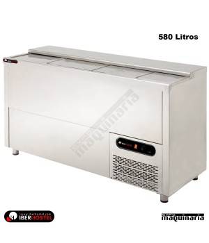 Enfriador de botellas IBER-BO4P-INOX 2 metros