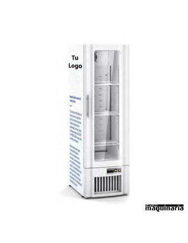 Nevera expositora Personalizada blanca REFRIPROMO