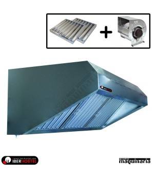 Campana cocina industrial a Pared de 1,5M