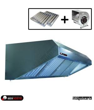 Campana cocina industrial a Pared de 2M