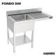 Fregadero y bastidor, estante con espacio lavavajillas (f-500)