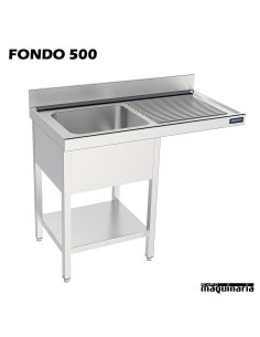 Fregadero y bastidor, estante con espacio lavavajillas (f-500) 2