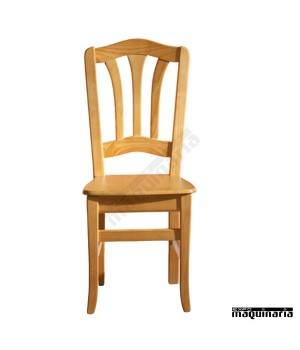 Silla madera JO80 rustica