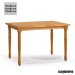 Mesa madera JOMF4PT-T rectangular torneada