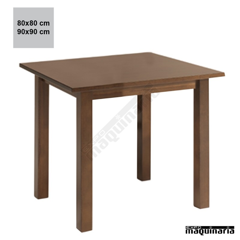 Mesa madera JOMF4PTC cuadrada