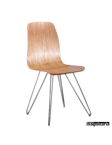Sillas modernas FATALLIN patas cromadas