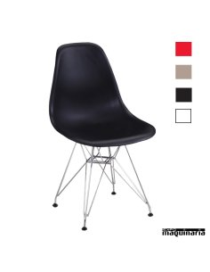 Sillas estilo nordico FAGIJON armazón cromado