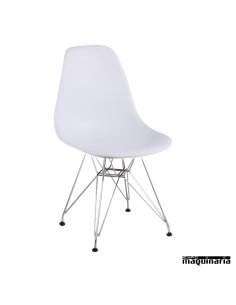 Sillas estilo nordico FAGIJON armazón cromado 2