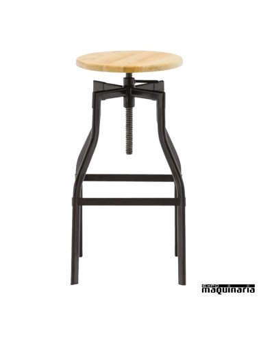 Taburete estilo industrial FASOCHI