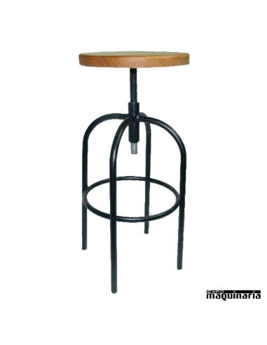 Taburete estilo industrial FACHIPRE redondo