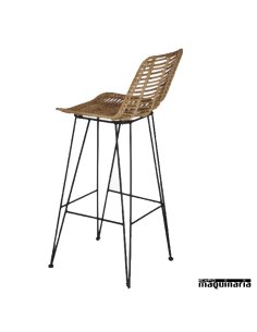 Taburete rattan FAZAMBIA estilo etnico 2