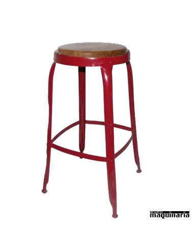 Taburete vintage redondo FALITUANIA