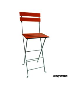 Taburete plegable FABONNTAB negro 2