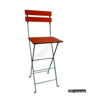 Taburete plegable FABONNTAB rojo