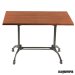 Mesa forja FAFLORENCIA-R tablero madera