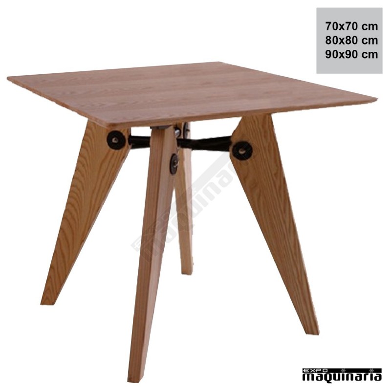 Mesa estilo nordico FANORDICA4 cuadrada