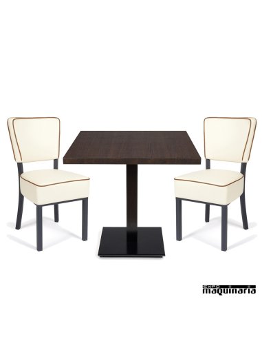 Conjunto de mesa y sillas IMBOHEMIA-MUNICH