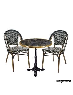 Conjunto de mesa y sillas IMPARISINO-PARIS 2