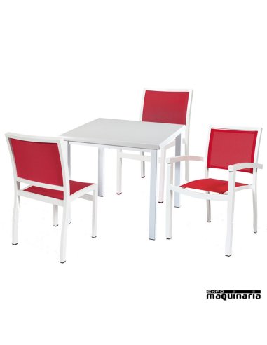 Conjunto mesa y sillas IMEROS