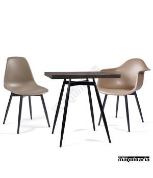 Conjunto de mesa y sillas IMPICASSOP4-COPEN Nordico