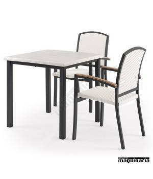 Conjunto de mesa y sillas IMMALAGA-EROS