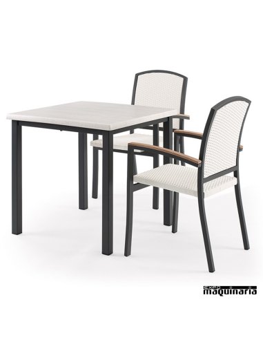 Conjunto de mesa y sillas IMMALAGA-EROS