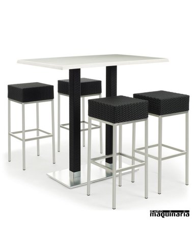 Mesa con taburetes IMZURICH-MUNICH