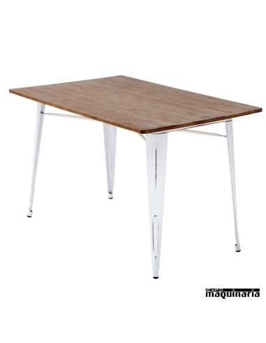 Mesa estilo industrial AG1413B rectangular