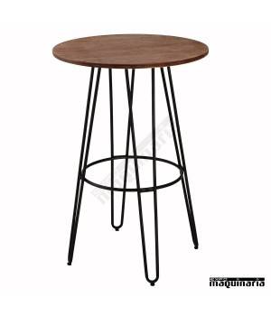Mesa madera y forja AGT1414