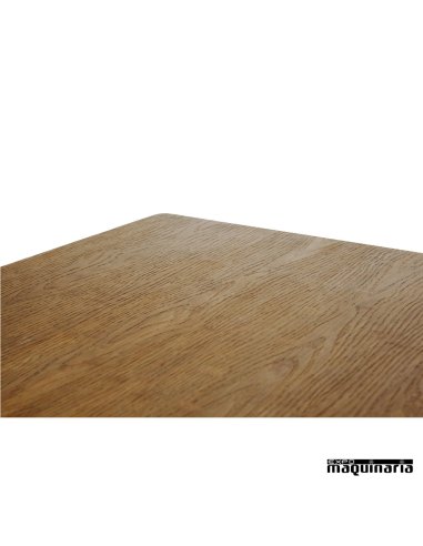 Taburete estilo industrial AG5047BR asiento bamboo