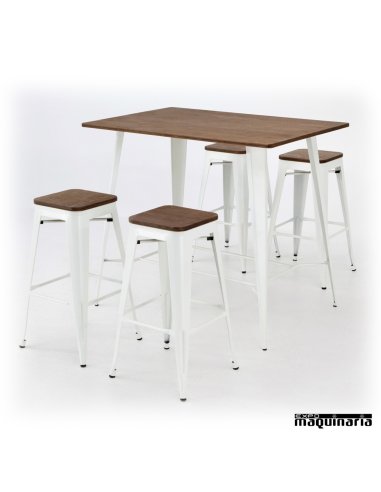 Mesa con taburetes AGCONJANTIK2