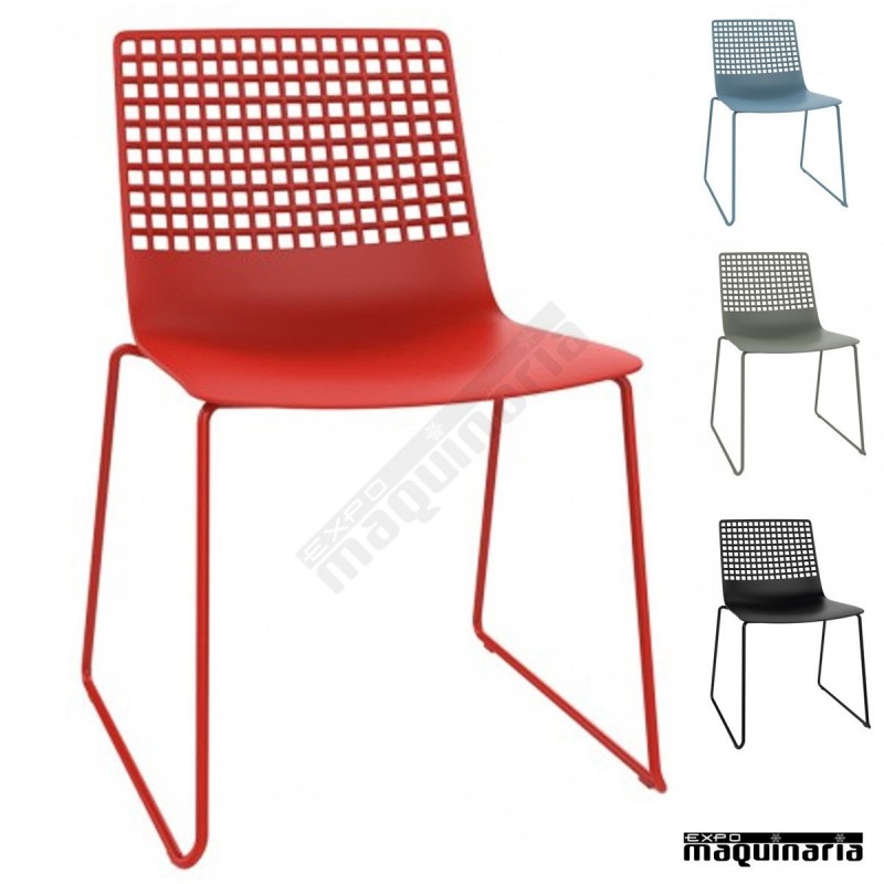 Silla de terraza apilable REWIRE-PATIN