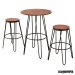 Mesa con taburetes AGCONJ-ANTIK3 madera