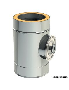 Tubo inox de Inspección con tapa
