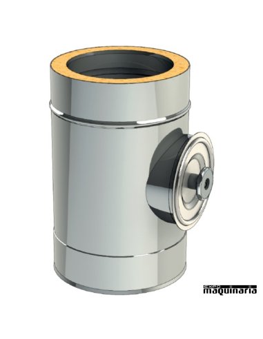 Tubo inox de Inspección con tapa 200PA