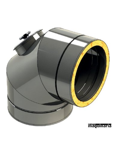 Tubo inox Codo 90º inspección JECODO90-INSP