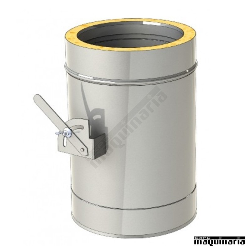 Tubo acero inox Regulador de tiro JEREGULADOR