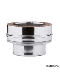 Tubo acero inox Adaptador a doble