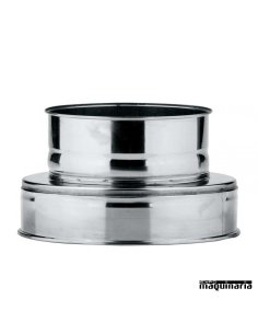 Tubo acero inox Adaptador a simple