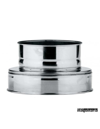 Tubo acero inox Adaptador a simple