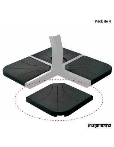 Pie para parasol Stone 25 de cemento