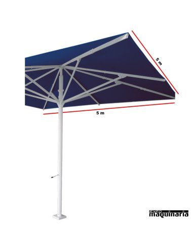 Parasol cuadrado 5x5 metros CVGIANT865
