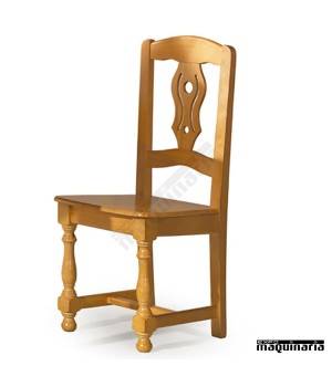 Sillas madera JO95 estilo rustico