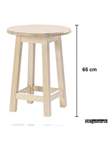Mesa baja madera JOMBA65CM-R medida