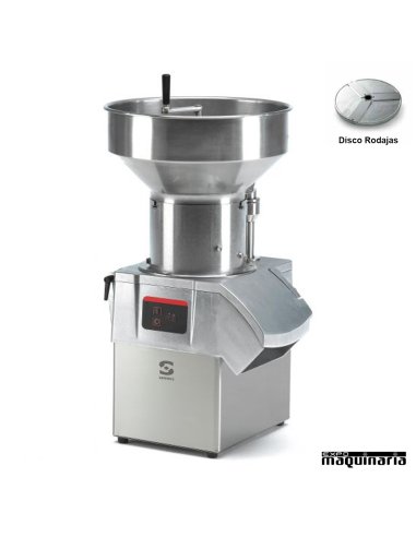 Corta verduras SCCA-601, 1000Kg/h Tolva Semiautomática